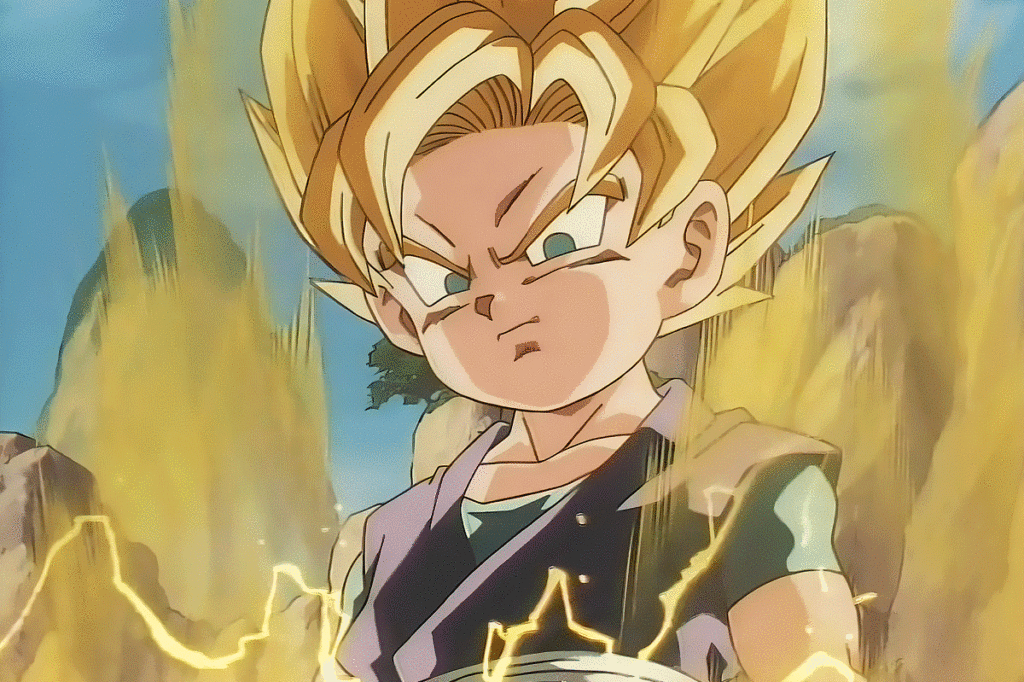 Goku Junior Super Saiyan (Dragon Ball GT Goku Gaiden 100 ans après) Dragon Ball GIF