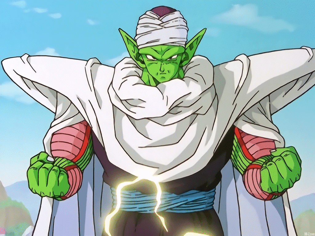 Kami Piccolo à pleine puissance face à Cell Dragon Ball GIF