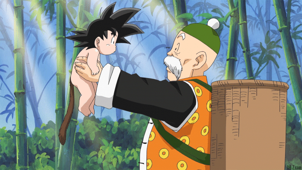 Son Gohan, le grandpère de Goku Dragon Ball GIF