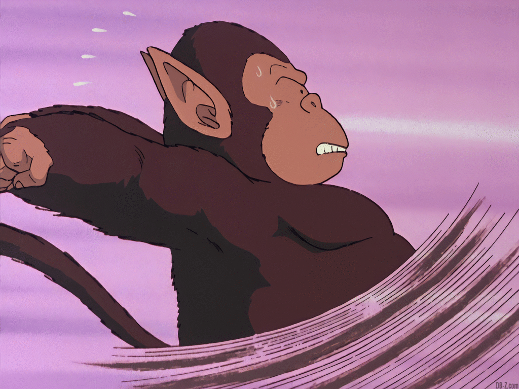 Le singe Bubbles Dragon Ball GIF