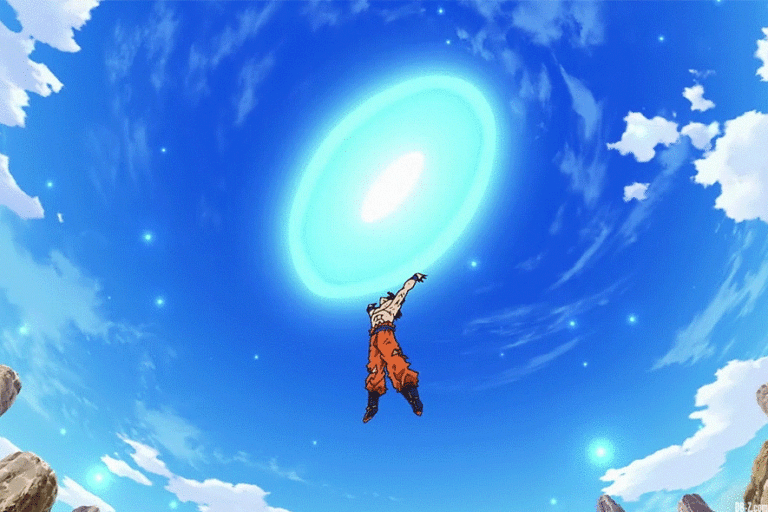Genkidama de Goku - Dragon Ball GIF